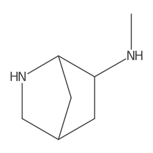 rac-(1R,4R,6S)-N-methyl-2-azabicyclo[2.2.1]heptan-6-amine结构式