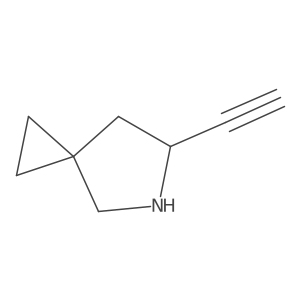 6-Ethynyl-5-azaspiro[2.4]heptane结构式