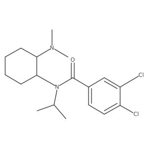 trans-3,4-dichloro-N-2-(dimethylamino)cyclohexyl)-N-isopropylbenzamide Structure