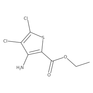 Ethyl 3-amino-4,5-dichlorothiophene-2-carboxylate Structure