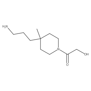 1-(4-(3-Aminopropyl)-4-methylpiperidin-1-yl)-2-hydroxyethan-1-one Structure