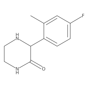(S)-3-(4-Fluoro-2-methylphenyl)piperazin-2-one Structure