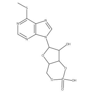 6-Methylthioinosine-3',5'-cyclic monophosphate Structure