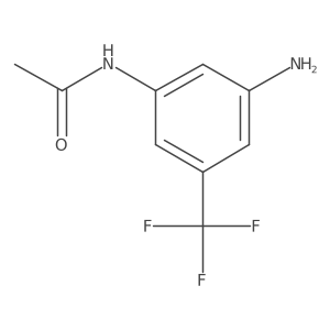 N-(3-Amino-5-(trifluoromethyl)phenyl)acetamide Structure