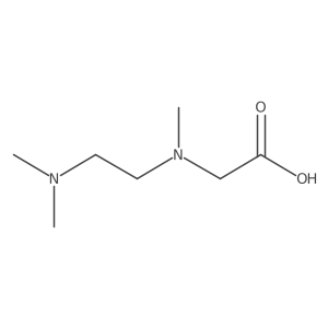 N-[2-(Dimethylamino)ethyl]-N-methyl-glycine Structure