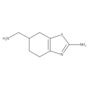 2-Amino-4,5,6,7-tetrahydro-6-benzothiazolemethanamine Structure