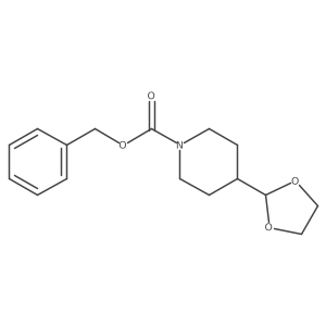 Benzyl 4-(1,3-dioxolan-2-yl)piperidine-1-carboxylate Structure