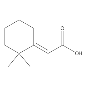 2-(2,2-Dimethylcyclohexylidene)acetic acid Structure