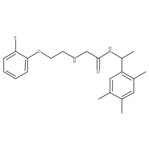 2-{[2-(2-fluorophenoxy)ethyl]amino}-N-[1-(2,4,5-trimethylphenyl)ethyl]acetamide结构式