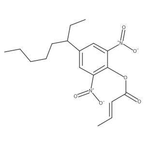 4-(1-Ethylhexyl)-2,6-dinitrophenyl butenoate结构式