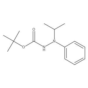 2-(1-Methylethyl)-2-phenylhydrazinecarboxylic acid 1,1-dimethylethyl ester Structure