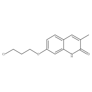 7-(3-Chloropropoxy)-3-methyl-2(1H)-quinolinone结构式
