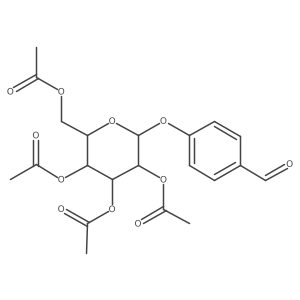 4-Formylphenyl 2,3,4,6-tetra-O-acetyl-beta-D-allopyranoside结构式