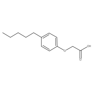 (4-Pentylphenoxy)acetic acid Structure