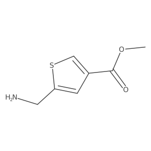 Methyl 5-(aminomethyl)thiophene-3-carboxylate Structure
