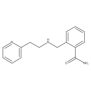 2-[[[2-(2-Pyridinyl)ethyl]amino]methyl]benzamide结构式