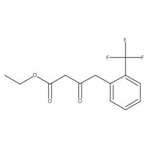 Ethyl 4-(2-(trifluoromethyl)phenyl)-3-oxobutanoate结构式