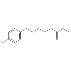 Methyl 4-((4-fluorobenzyl)amino)butanoate Structure
