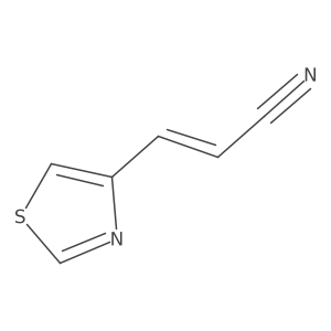 (E)-3-(Thiazol-4-yl)acrylonitrile Structure