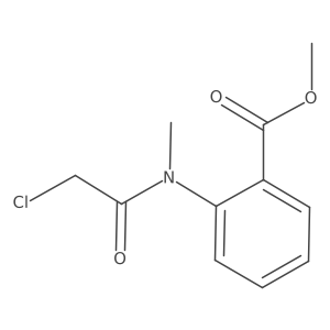 methyl 2-(2-chloro-N-methylacetamido)benzoate结构式