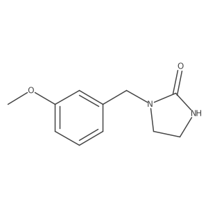 1-(3-Methoxybenzyl)imidazolidin-2-one Structure