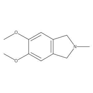 5,6-Dimethoxy-2-methylisoindoline结构式