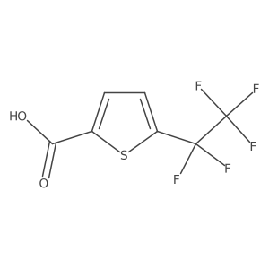 OC(=O)c1ccc(s1)C(F)(F)C(F)(F)F Structure