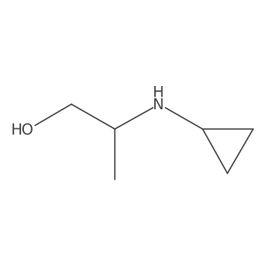 2-(Cyclopropylamino)propan-1-ol Structure