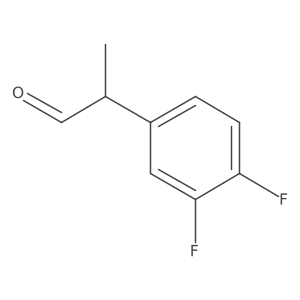 2-(3,4-Difluorophenyl)propanal Structure
