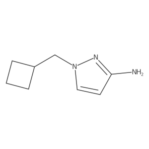 1-(Cyclobutylmethyl)-1H-pyrazol-3-amine Structure