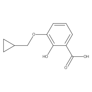3-(Cyclopropylmethoxy)-2-hydroxybenzoic acid Structure