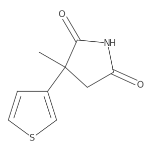 3-Methyl-3-(thiophen-3-yl)pyrrolidine-2,5-dione Structure