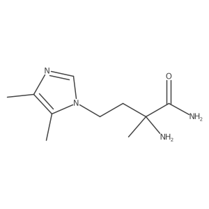 2-amino-4-(4,5-dimethyl-1H-imidazol-1-yl)-2-methylbutanamide Structure