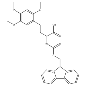 (S)-2-((((9H-Fluoren-9-yl)methoxy)carbonyl)amino)-4-(2,4,5-trimethoxyphenyl)butanoic acid Structure