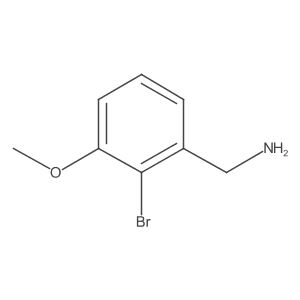(2-Bromo-3-methoxyphenyl)methanamine Structure