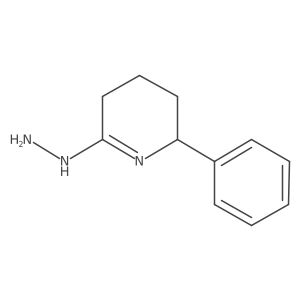 [6-phenyl-piperidin-(2Z)-ylidene]-hydrazine结构式