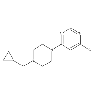 4-Chloro-6-[4-(cyclopropylmethyl)piperazin-1-yl]pyrimidine Structure