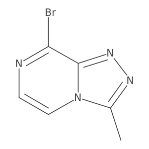 8-Bromo-3-methyl-[1,2,4]triazolo[4,3-a]pyrazine Structure