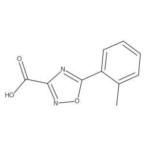 5-(2-Methylphenyl)-1,2,4-oxadiazole-3-carboxylic acid Structure