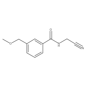 N-(cyanomethyl)-3-(methoxymethyl)benzamide结构式