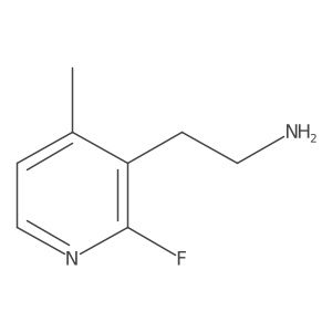2-(2-Fluoro-4-methylpyridin-3-YL)ethanamine Structure