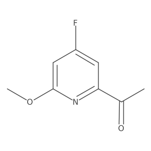 1-(4-Fluoro-6-methoxypyridin-2-YL)ethanone Structure