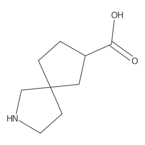 2-Azaspiro[4.4]nonane-7-carboxylic acid Structure