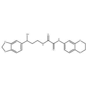 N1-(3-(benzo[d][1,3]dioxol-5-yl)-3-hydroxypropyl)-N2-(2,3-dihydrobenzo[b][1,4]dioxin-6-yl)oxalamide Structure
