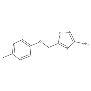 5-(4-Methylphenoxymethyl)-1,2,4-oxadiazol-3-amine结构式