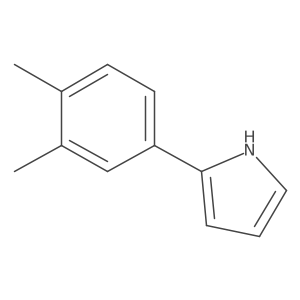 2-(3,4-dimethylphenyl)-1H-pyrrole结构式