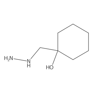 1-(Hydrazinylmethyl)cyclohexanol结构式