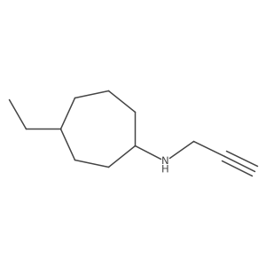 4-Ethyl-N-(prop-2-YN-1-YL)cycloheptan-1-amine Structure