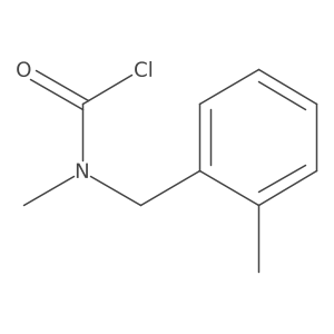 N-methyl-N-[(2-methylphenyl)methyl]carbamoyl chloride Structure