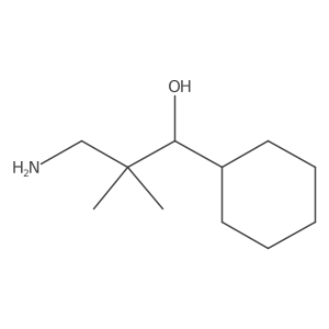 3-Amino-1-cyclohexyl-2,2-dimethylpropan-1-ol Structure